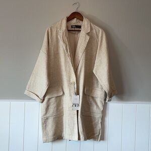 Zara linen jacket